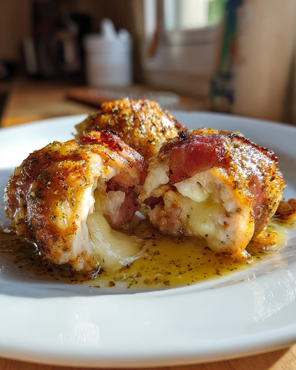 Smoked Gouda and Bacon Chicken Bombs - detail 2