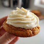 Soft Pumpkin Cookies with Cream Cheese Frosting for Thanksgiving