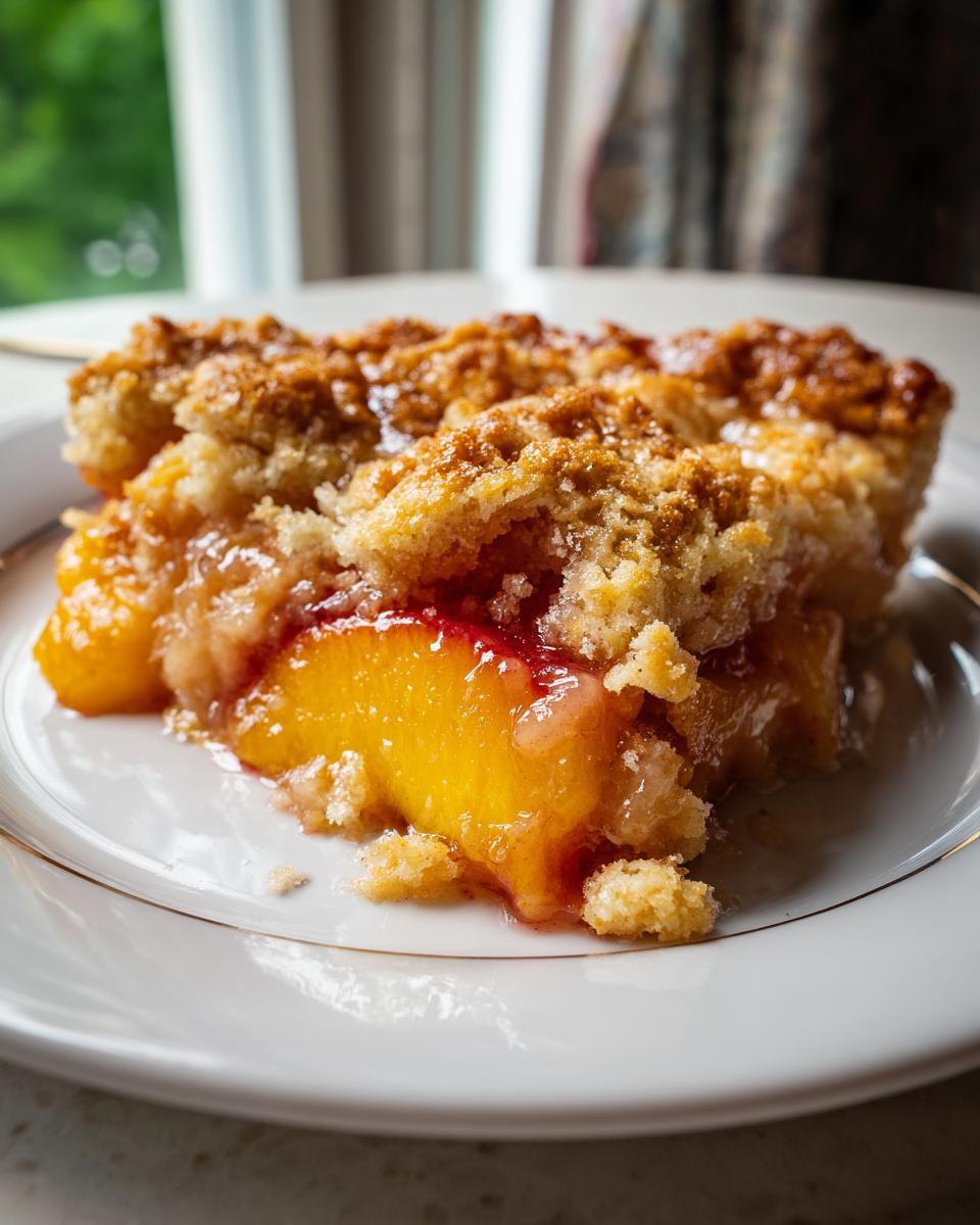 Southern Peach Cobbler - detail 1