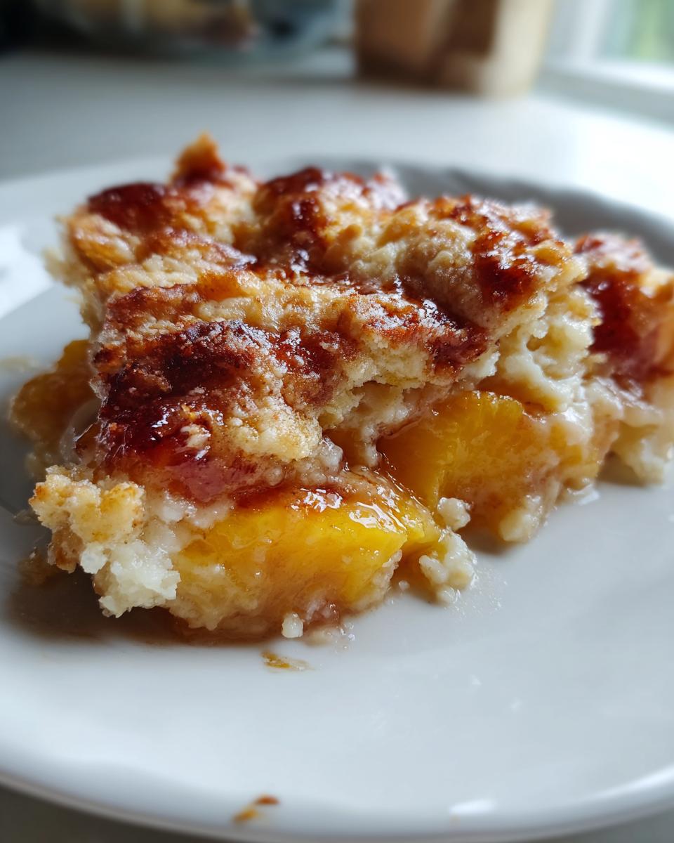 Southern Peach Cobbler - detail 2