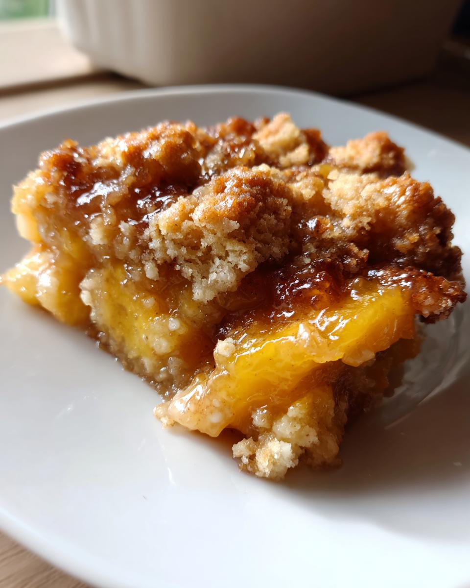 Southern Peach Cobbler - detail 3