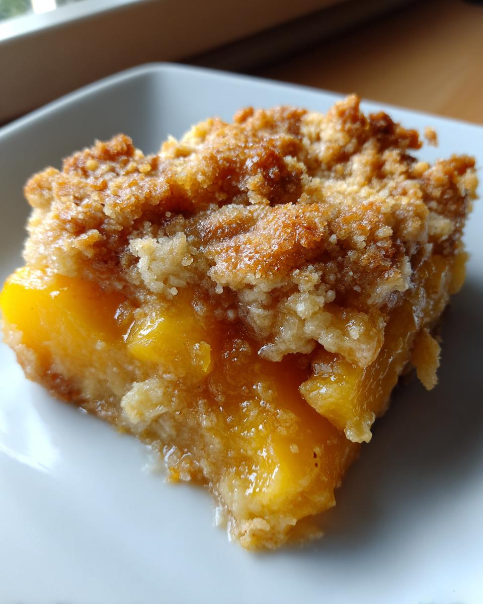 Southern Peach Cobbler - detail 4