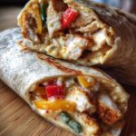 Spicy Cajun Chicken Alfredo Wraps