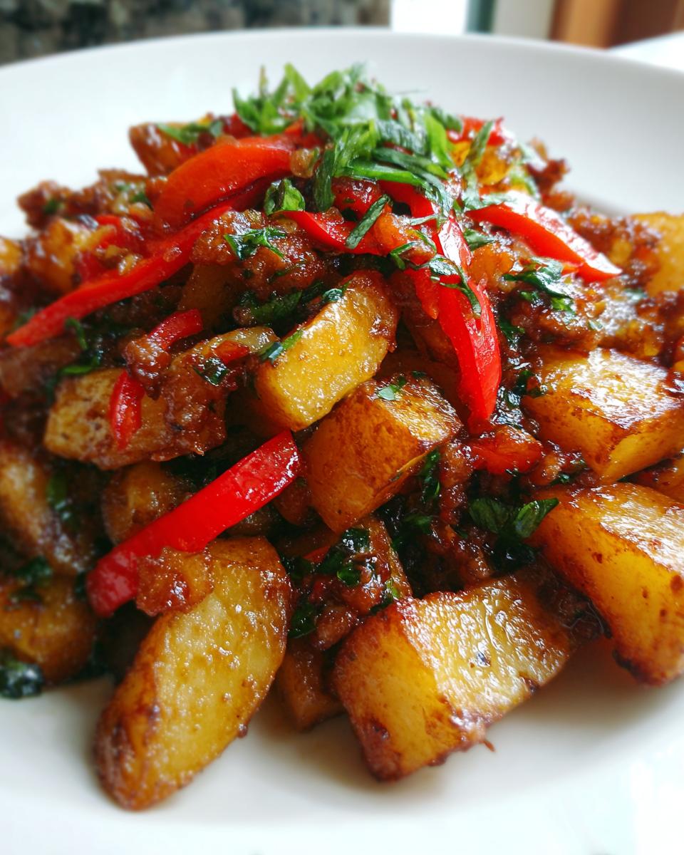 Stir-fried Potatoes with Minced Meat - detail 2