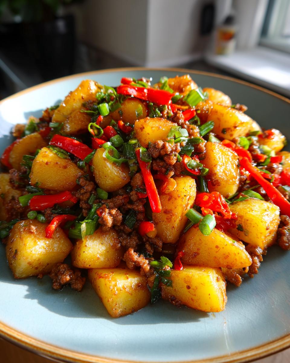 Stir-fried Potatoes with Minced Meat - detail 3