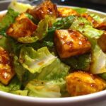 Stir-fried Tofu and Lettuce