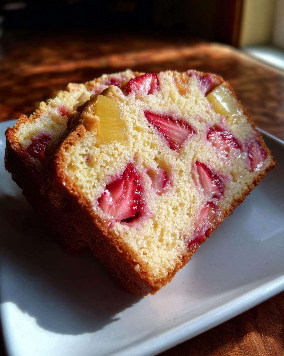 Strawberry Pineapple Pound Cake - detail 2