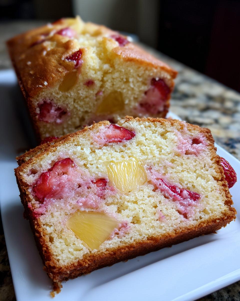 Strawberry Pineapple Pound Cake - detail 4