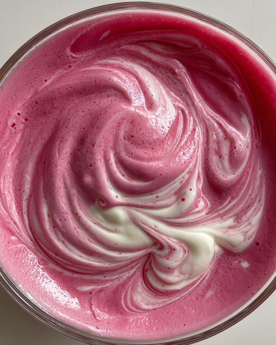 Strawberry Yogurt Gelatin - detail 1