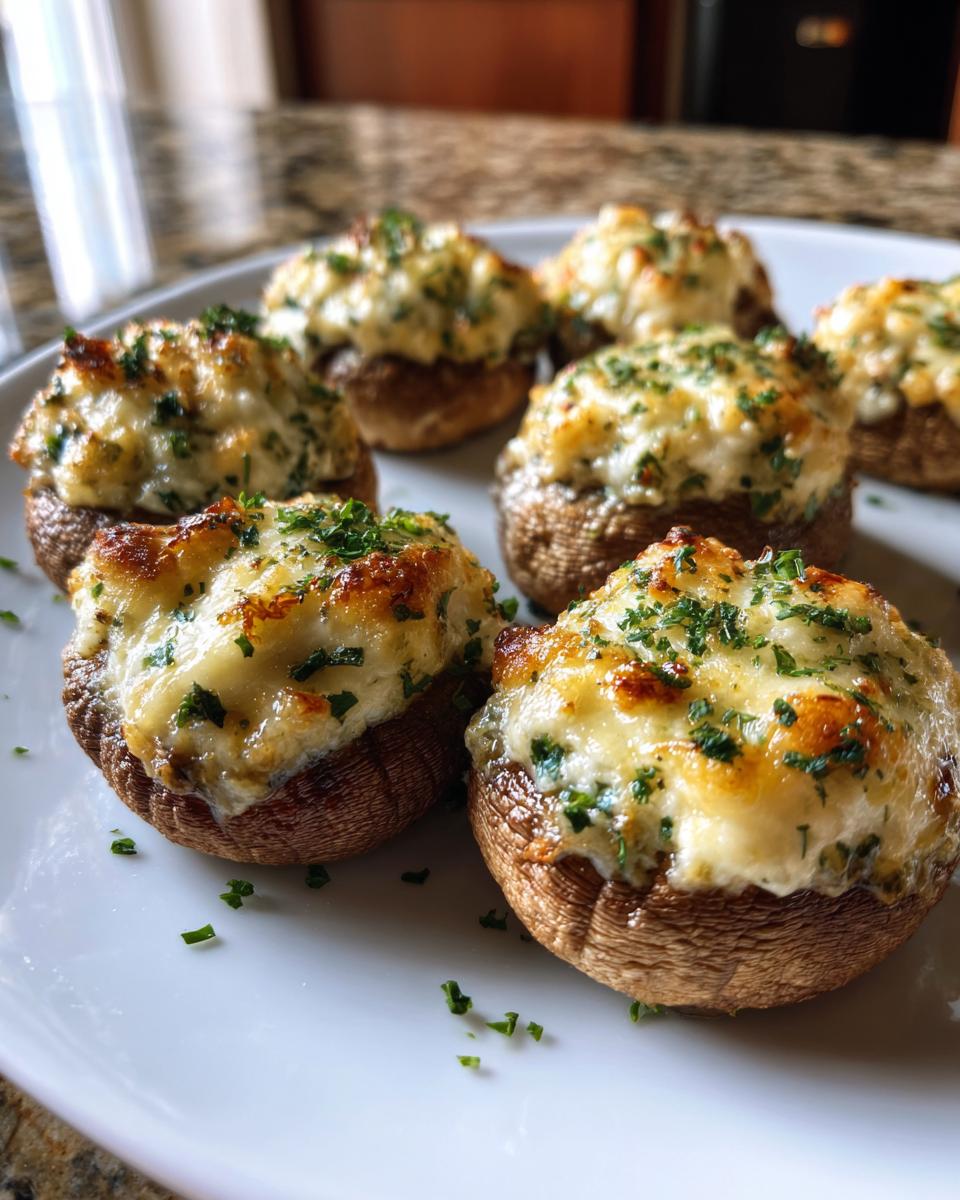 Stuffed Mushrooms Appetizer - detail 2
