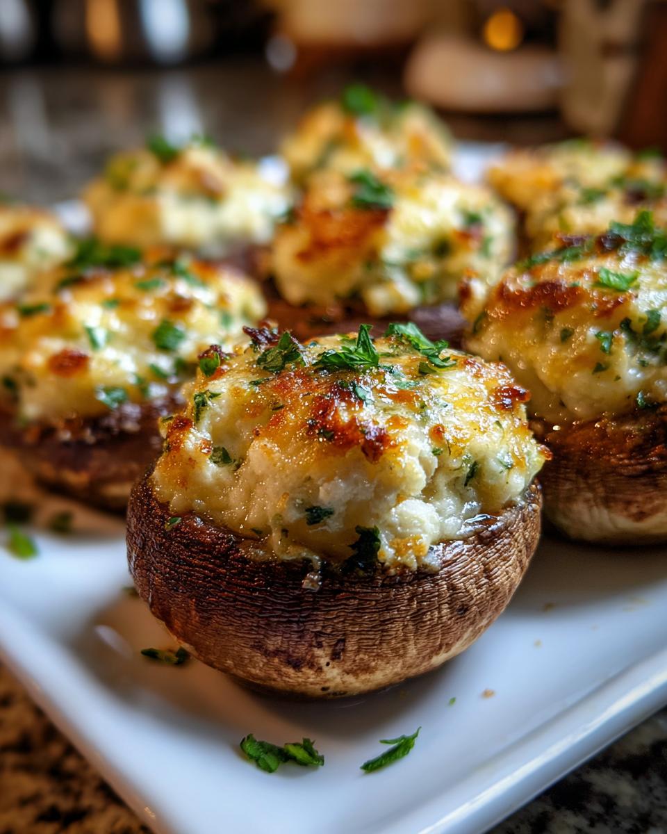 Stuffed Mushrooms Appetizer - detail 4