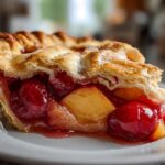 Summer Cherry Peach Pie