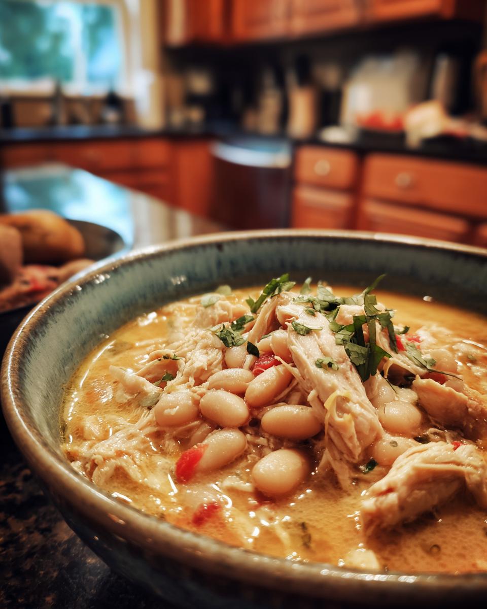 Summer White Chicken Chili - detail 1