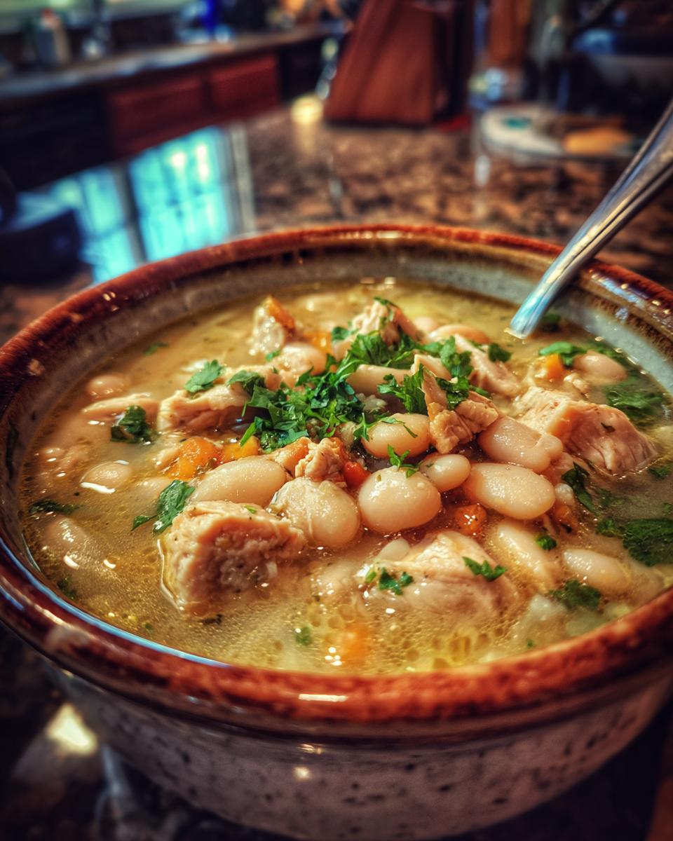 Summer White Chicken Chili - detail 2