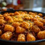 Tater Tot Sloppy Joe Skillet