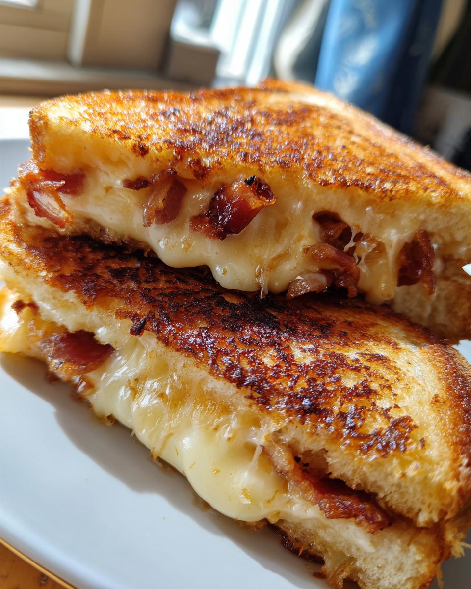 Triple Cheese Bacon Melt Sandwich - detail 2