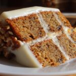 Walnut and Date Spice Cake with Orange Blossom Glaze