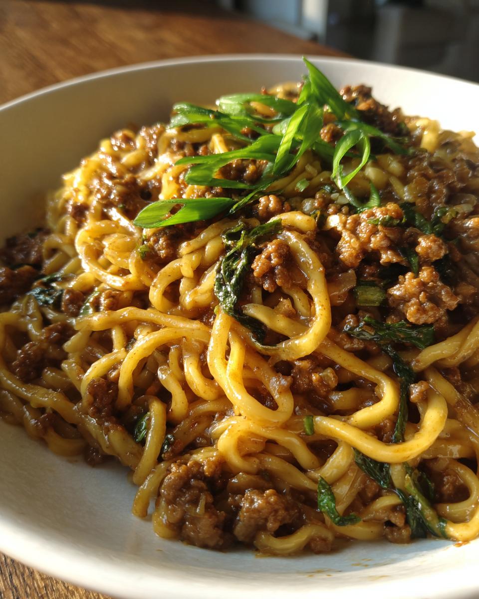 15-Minute Mongolian Ground Beef Noodles - detail 1