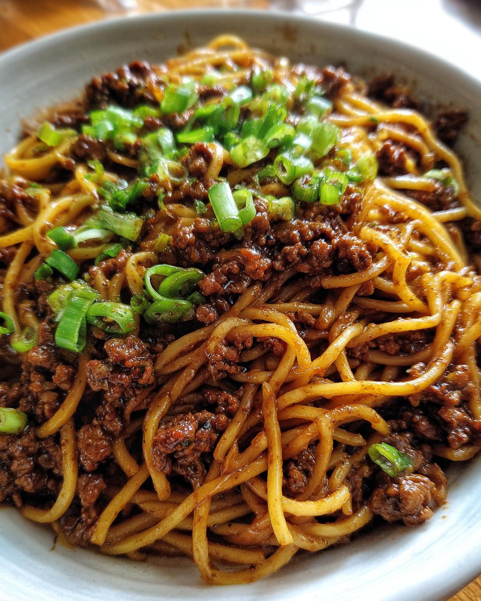 15-Minute Mongolian Ground Beef Noodles - detail 3