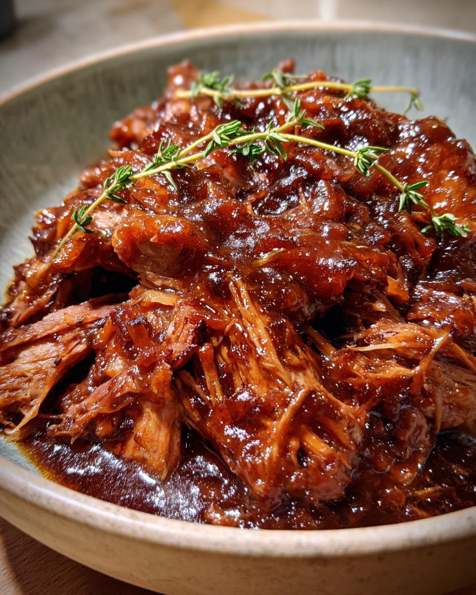 Apple Cider Braised Pork Shoulder - detail 1