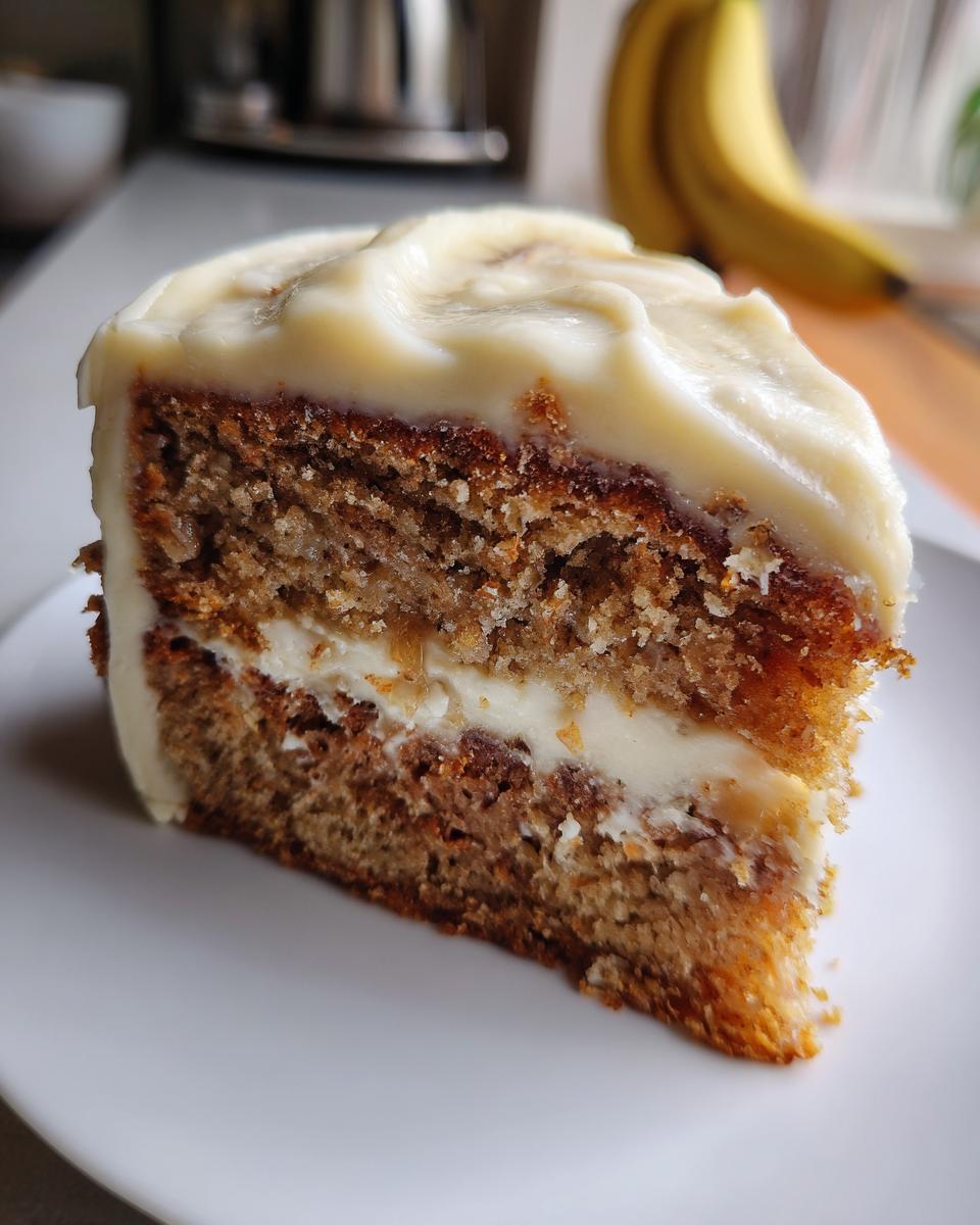 Banana Cake with Cream Cheese Frosting - detail 1