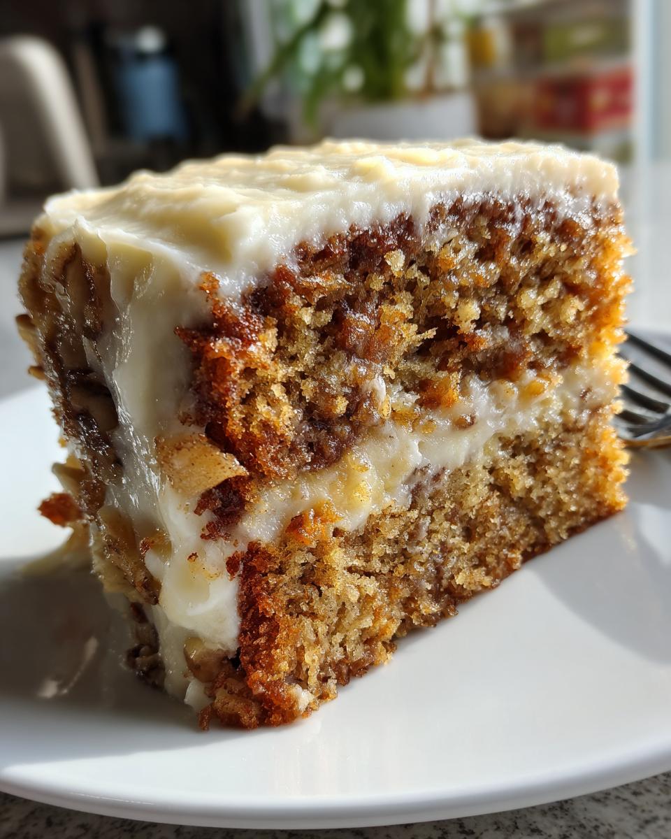 Banana Cake with Cream Cheese Frosting - detail 3