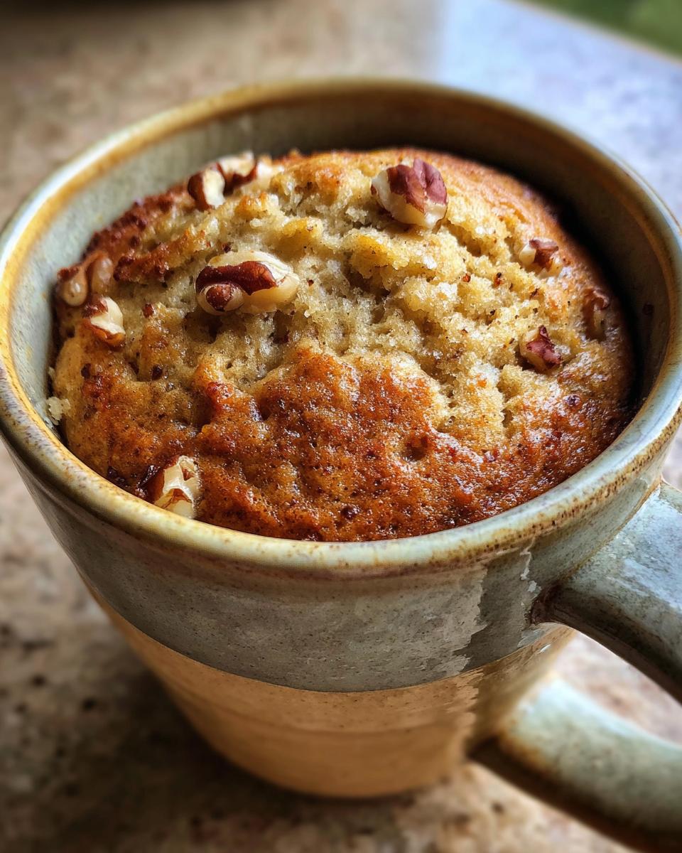 Banana Nut Cottage Cheese Mug Muffin - detail 1
