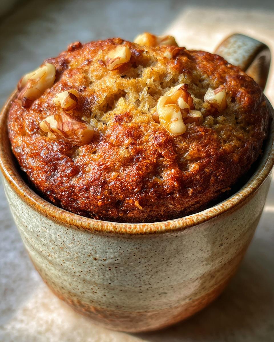 Banana Nut Cottage Cheese Mug Muffin - detail 4
