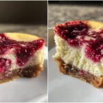 Bessen Swirl Cheesecake Hapjes