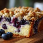 Blueberry Cream Cheese Crumb Cake