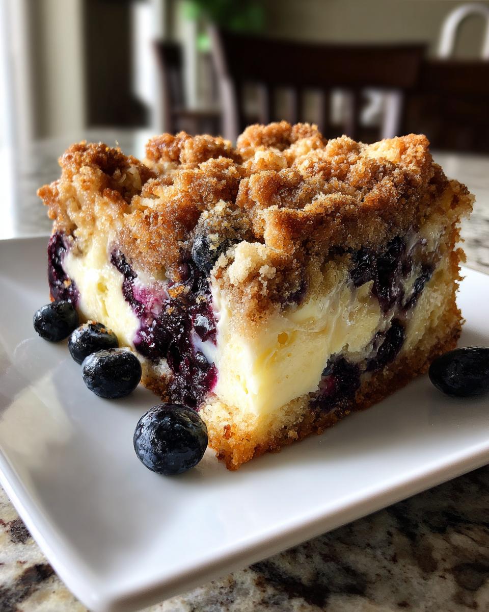 Blueberry Cream Cheese Crumb Cake - detail 3