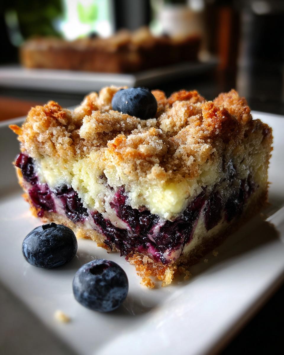 Blueberry Cream Cheese Crumb Cake - detail 4