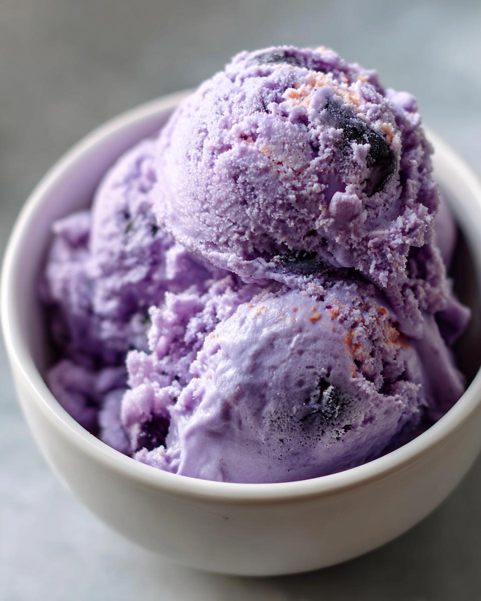 Blueberry Lemon Ice Cream - detail 1