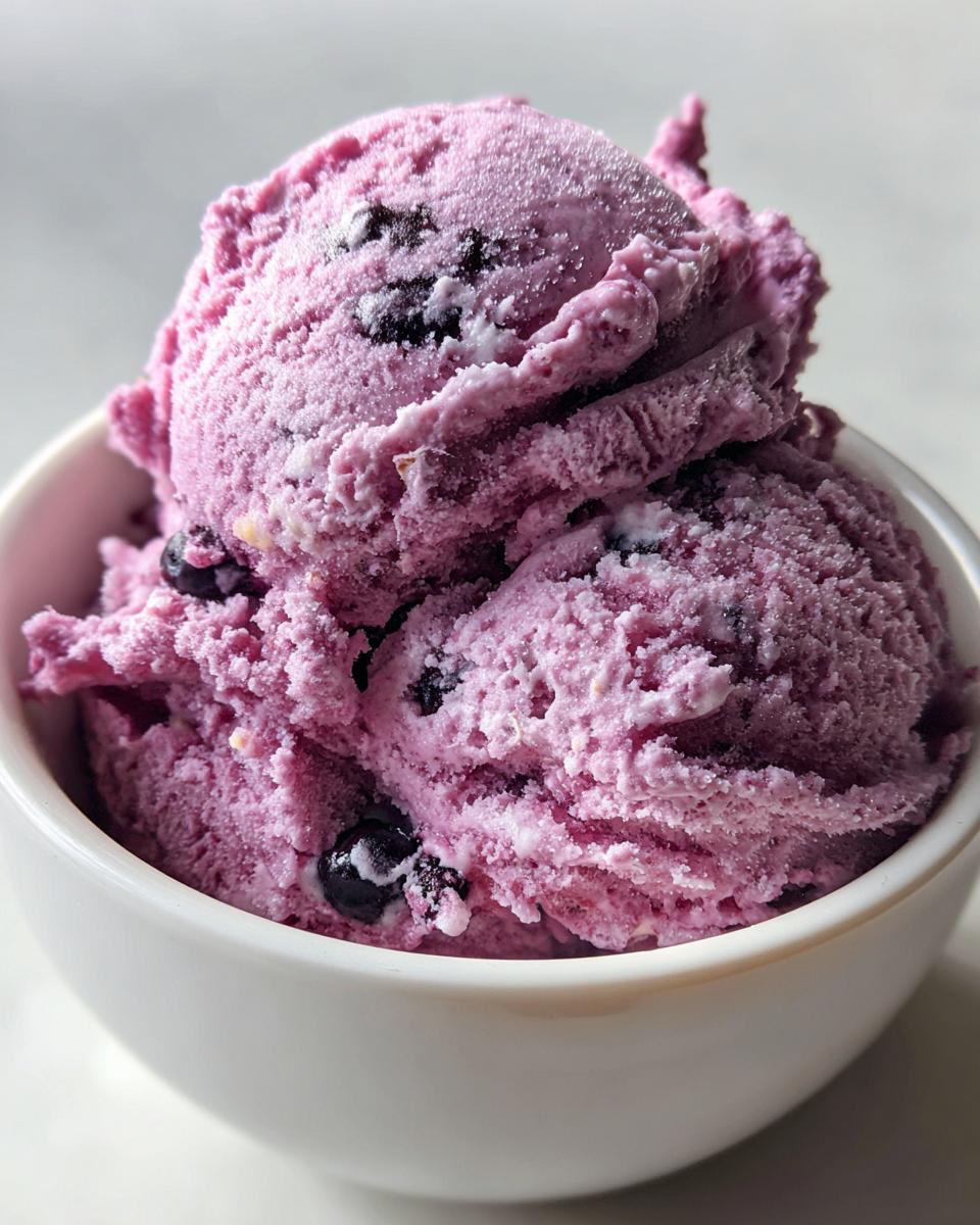 Blueberry Lemon Ice Cream - detail 2