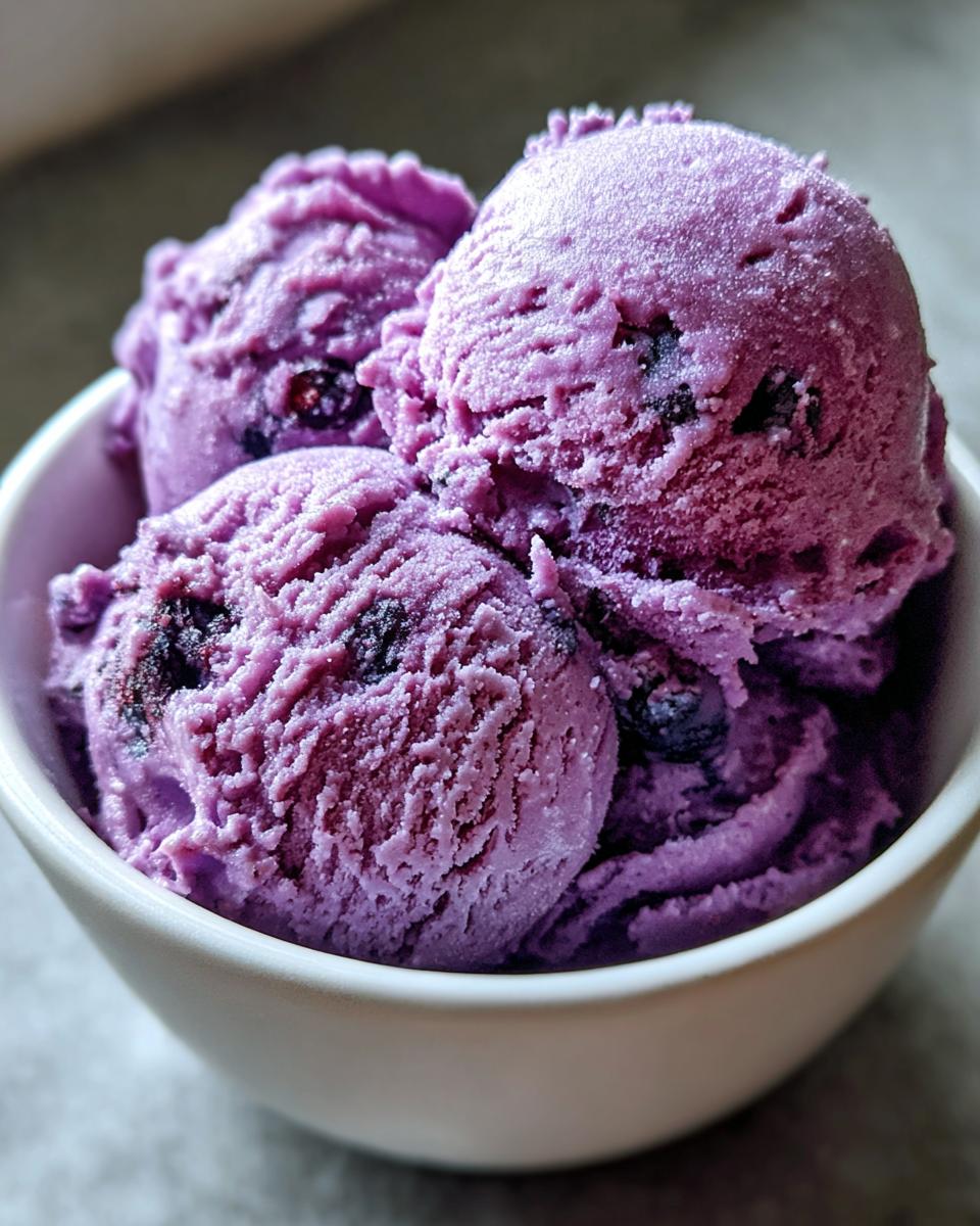 Blueberry Lemon Ice Cream - detail 3