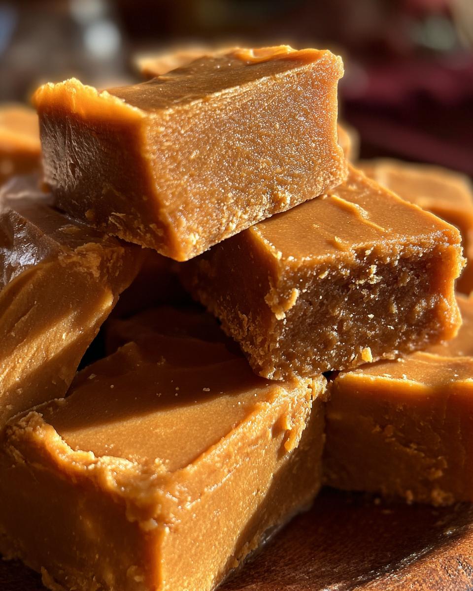Butterscotch Pumpkin Fudge - detail 1