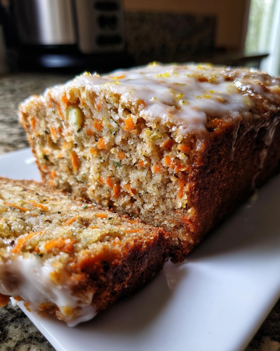 Carrot Apple Zucchini Bread - detail 1