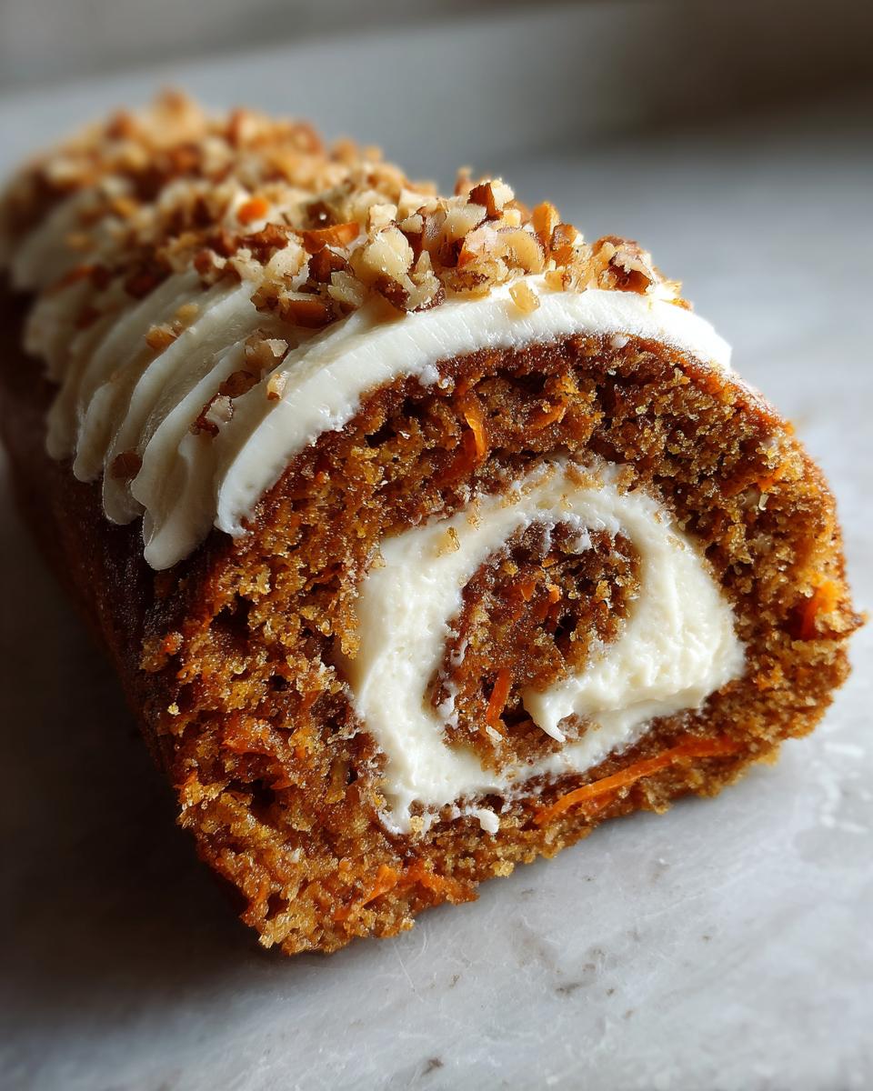 Carrot Cake Roll with Cream Cheese Frosting - detail 1