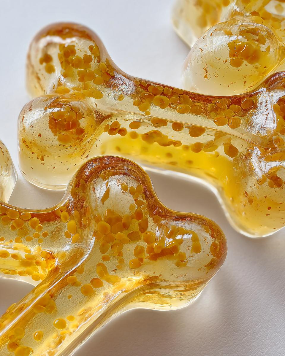 Chamomile and Honey Gelatin Bones for Dogs - detail 3