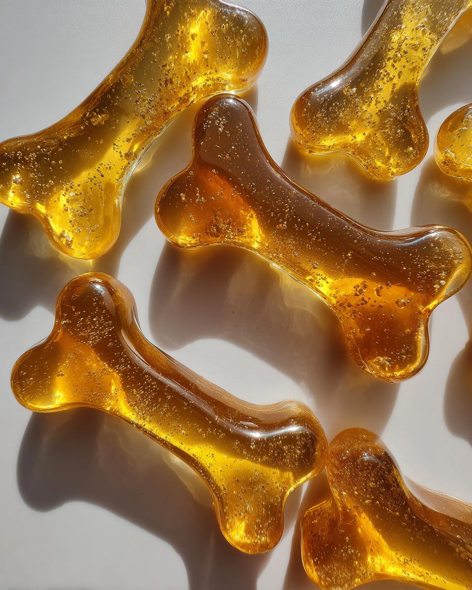 Chamomile and Honey Gelatin Bones for Dogs - detail 4