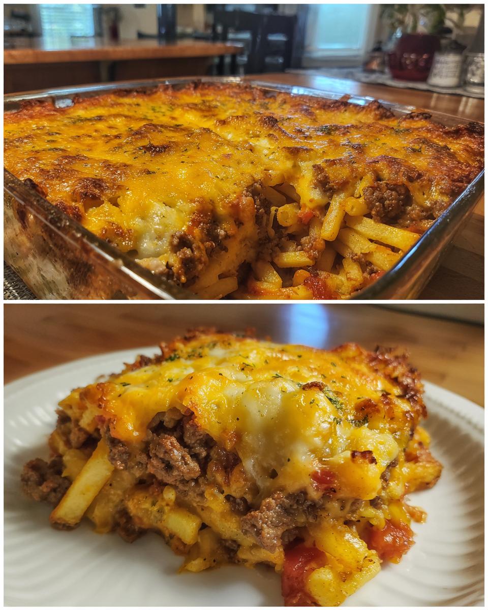 Cheeseburger French Fry Casserole - detail 1