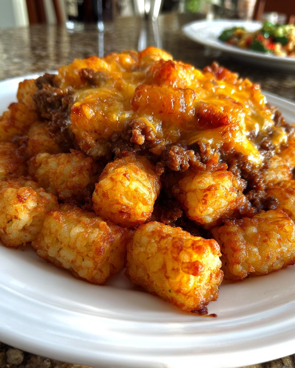 Cheesy Beef Tater Tot Casserole - detail 3
