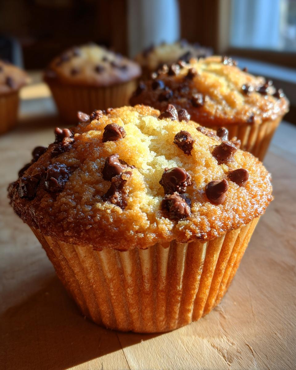 Chocolate Chip Cream Muffins - detail 3