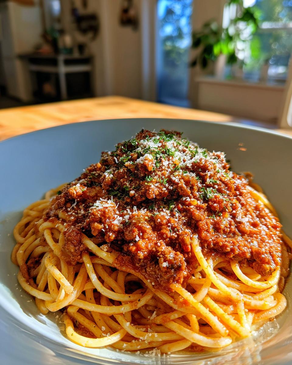 Classic Spaghetti with Hearty Meat Sauce - detail 2