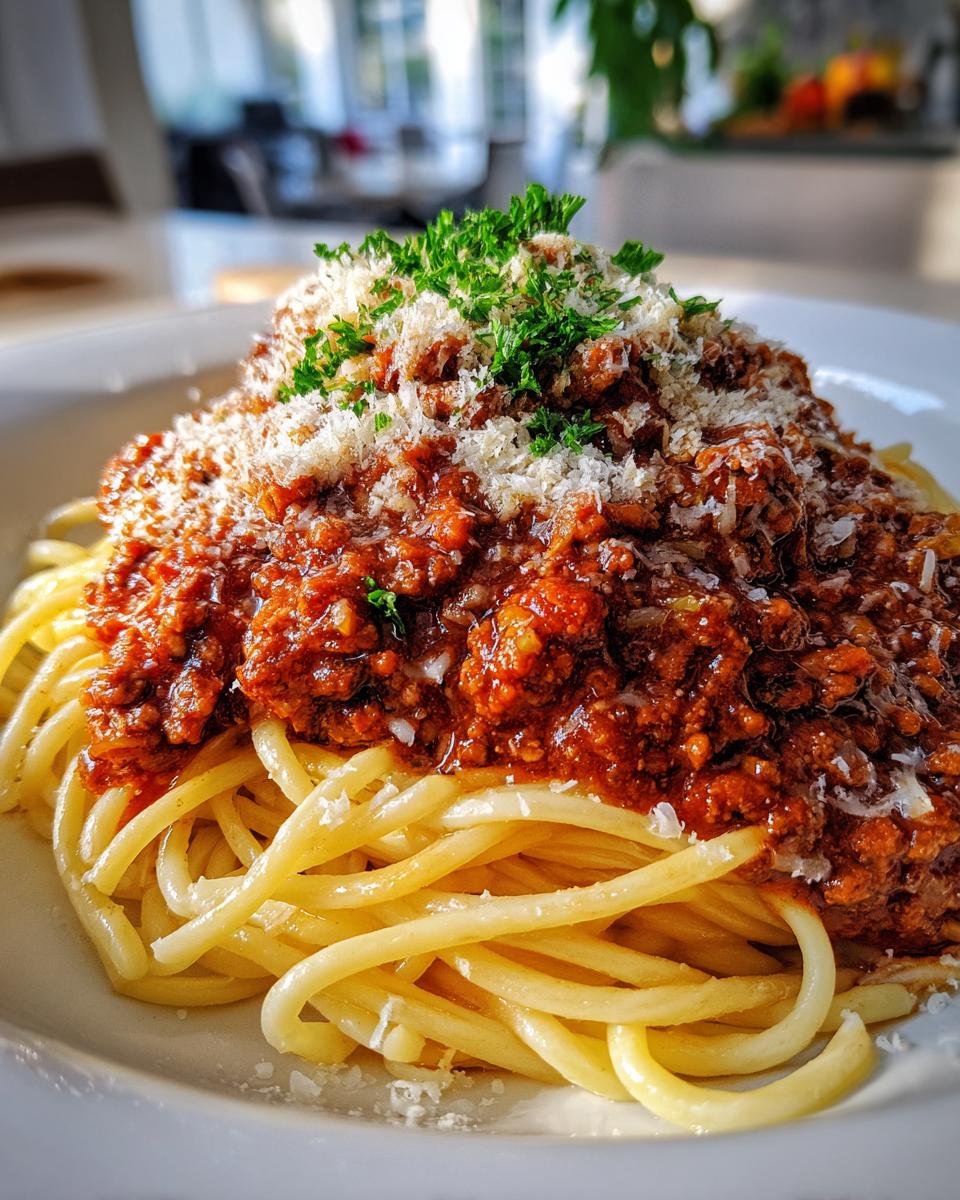 Classic Spaghetti with Hearty Meat Sauce - detail 3