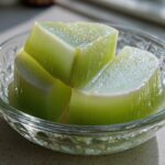 Coconut Jelly with Pandan Flavor