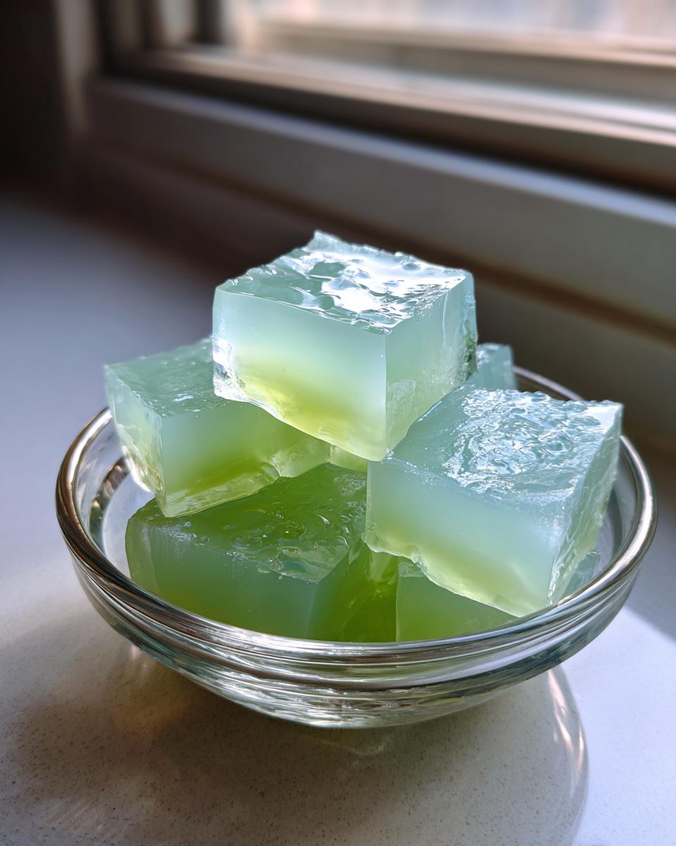 Coconut Jelly with Pandan Flavor - detail 2