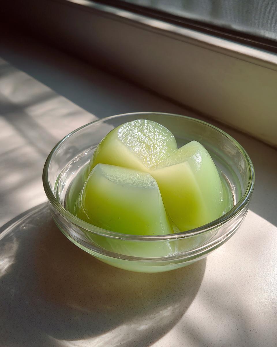 Coconut Jelly with Pandan Flavor - detail 3