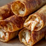 Crab-Shrimp Queso Tortilla Tubes