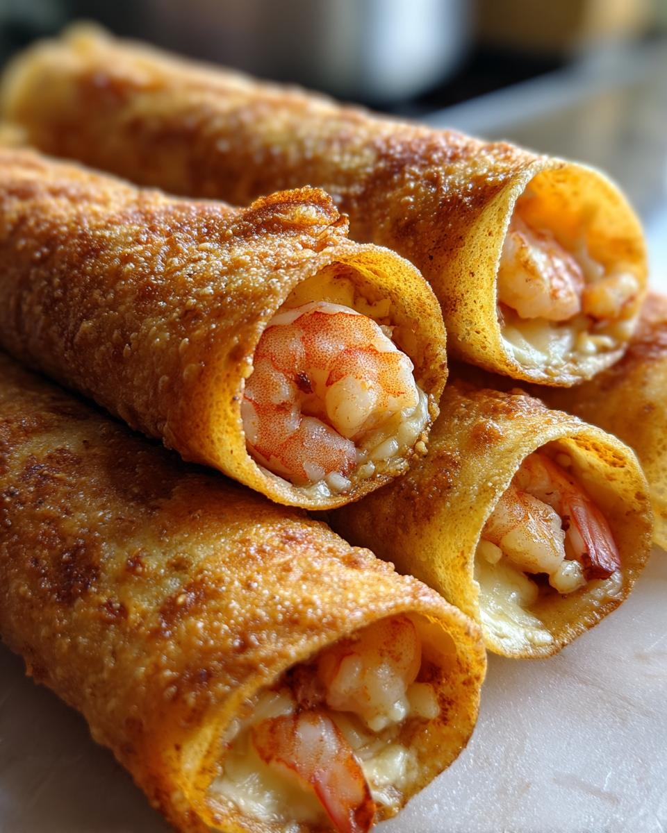 Crab-Shrimp Queso Tortilla Tubes - detail 2